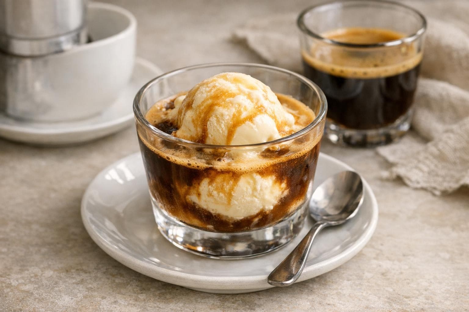 Affogato al Caffe