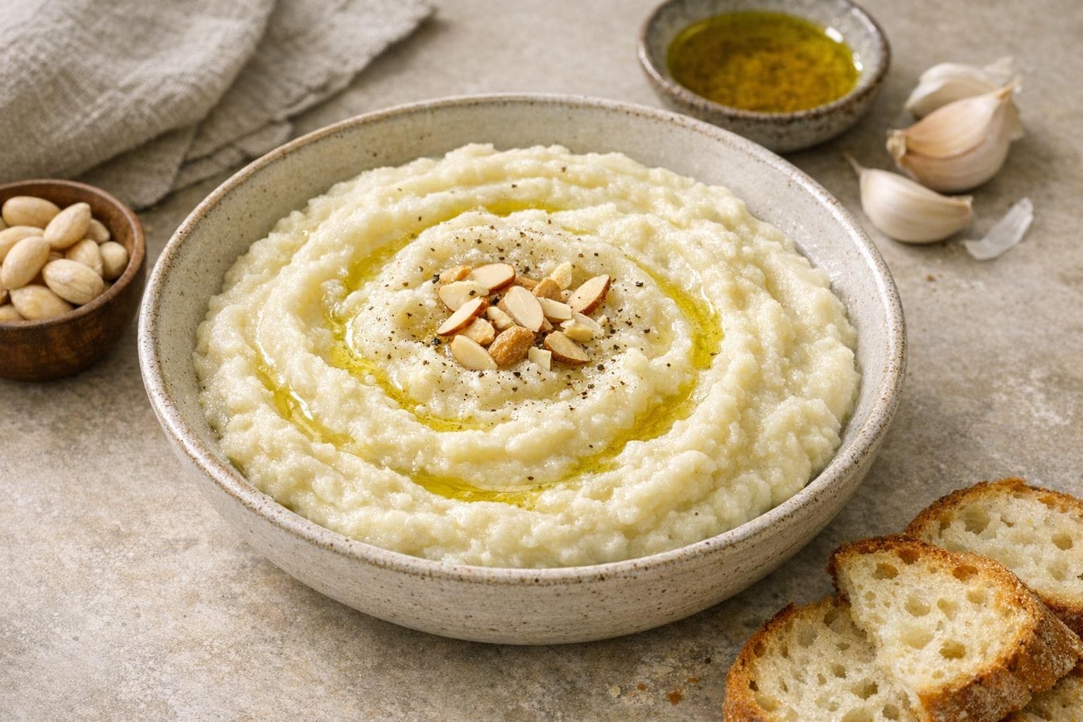 Skordalia with Potato and Almonds