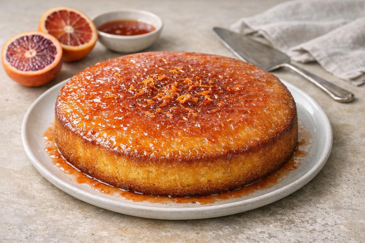 Olive Oil and Blood Orange Cake