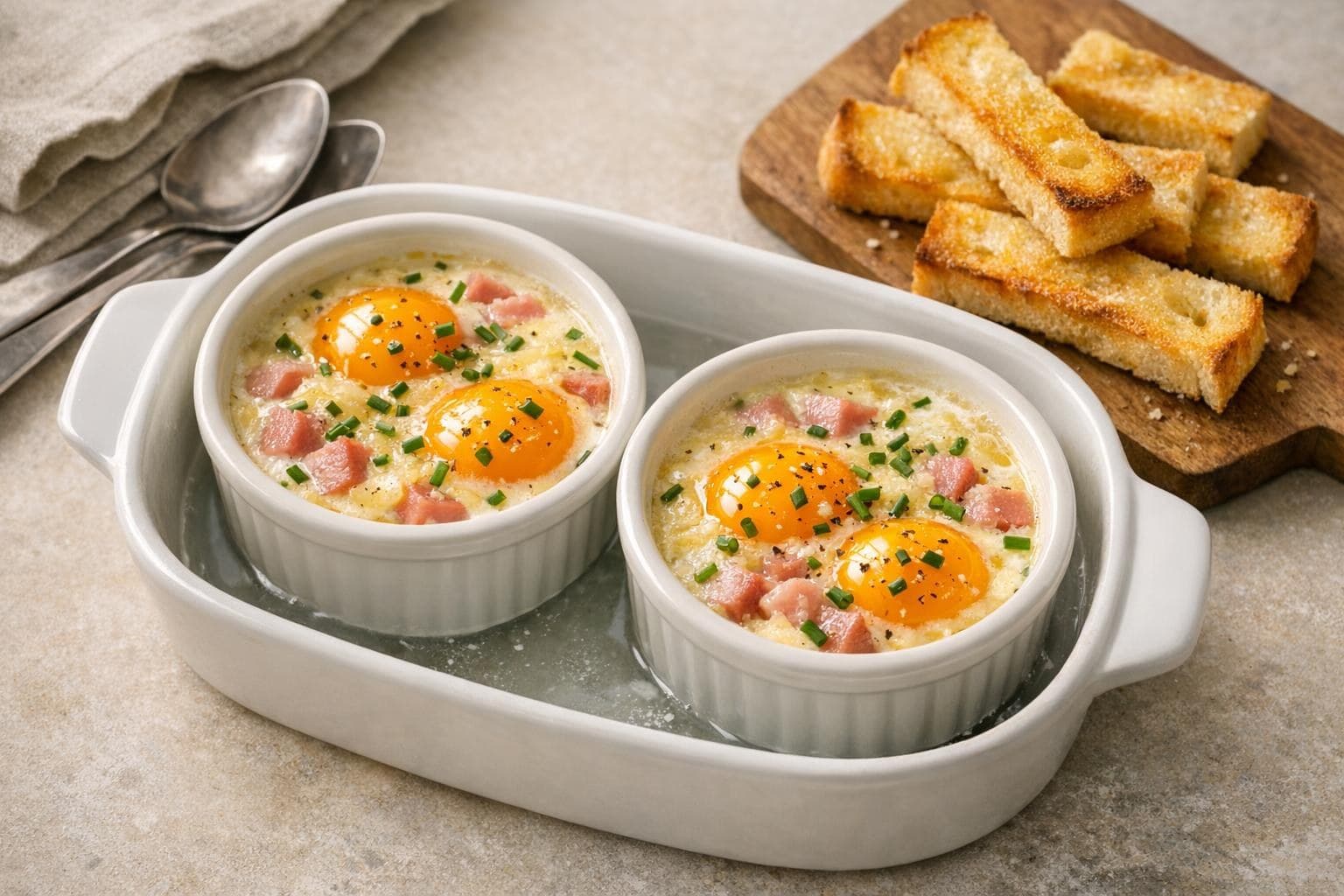 Oeufs en Cocotte