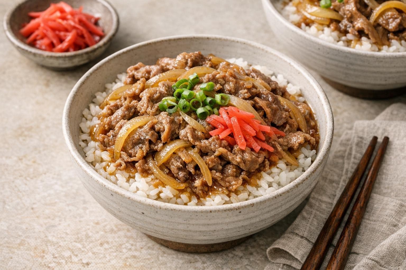 Gyudon (Beef Rice Bowl)