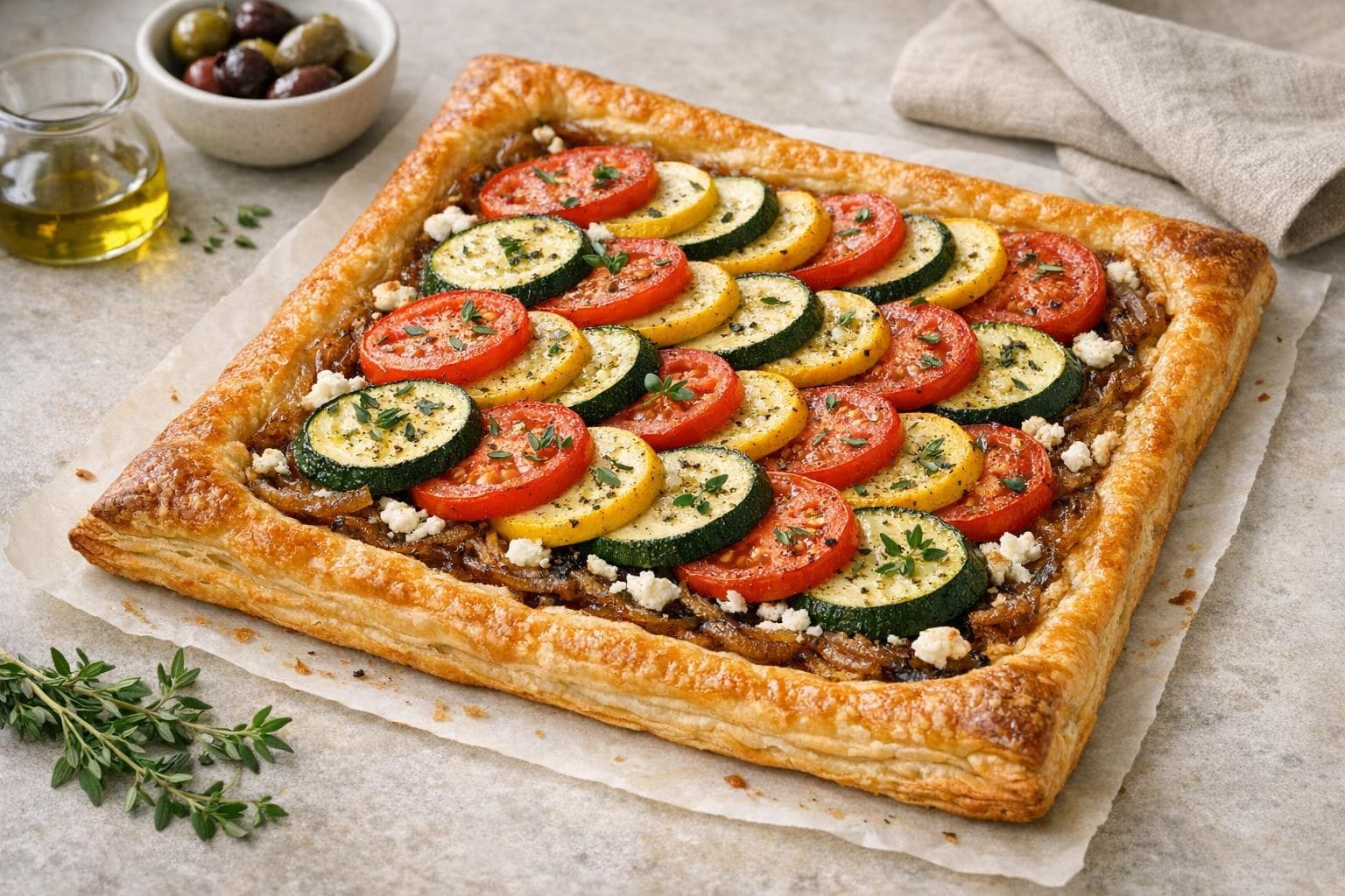 Provencal Vegetable Tart