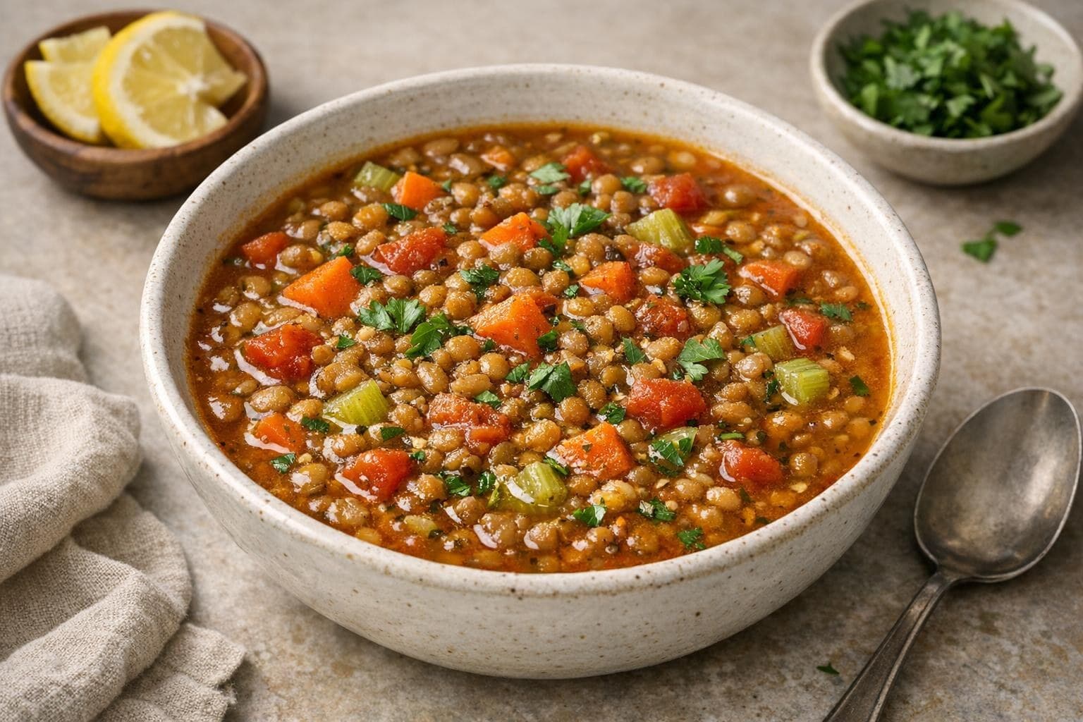 Mediterranean Lentil Soup
